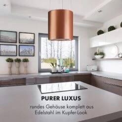 Barett Inselabzugshaube Ø35cm Umluft 558 M³/h LED Aktivkohlefilter -Küchengeräte 10035165 de 0004 logo