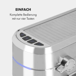 Futura Espressomaker 20 Bar 1450 Watt 20 Bar Wassertank: 1,25 Liter Rostfreier Edelstahl 15 Futura Espressomaker 20 Bar 1450 Watt 20 Bar Wassertank: 1,25 Liter Rostfreier Edelstahl -Küchengeräte 10035183 de 0006 logo