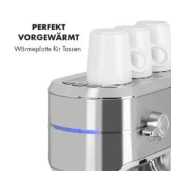 Futura Espressomaker 20 Bar 1450 Watt 20 Bar Wassertank: 1,25 Liter Rostfreier Edelstahl 17 Futura Espressomaker 20 Bar 1450 Watt 20 Bar Wassertank: 1,25 Liter Rostfreier Edelstahl -Küchengeräte 10035183 de 0008 logo