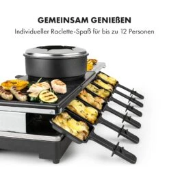 Fonduelette XL 3-in-1 Raclettegrill Fondue Naturstein 1650W 12 Pers -Küchengeräte 10035220 de 0005 logo