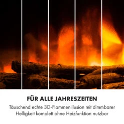 Heat 'n Beat Elektrischer Kamin 900/1800W LED Bluetooth-Speaker Flammenillusion -Küchengeräte 10035262 de 0007 logo