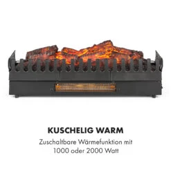 Kamini FXL Elektrischer Kamin Kamineinsatz 1000/2000W 2W LED Schwarz 10 Kamini FXL Elektrischer Kamin Kamineinsatz 1000/2000W 2W LED Schwarz -Küchengeräte 10035275 de 0003 logo