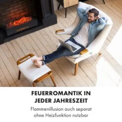 Kamini FXL Elektrischer Kamin Kamineinsatz 1000/2000W 2W LED Schwarz 12 Kamini FXL Elektrischer Kamin Kamineinsatz 1000/2000W 2W LED Schwarz -Küchengeräte 10035275 de 0005 logo