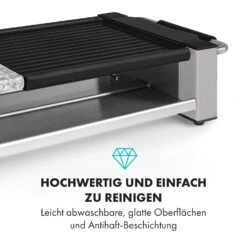 Bistecca Raclette 1200W Metall / Stein 8 Personen Kontroll-LED -Küchengeräte 10035293 de 0003 logo