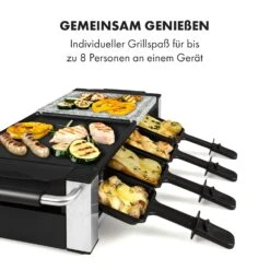 Bistecca Raclette 1200W Metall / Stein 8 Personen Kontroll-LED -Küchengeräte 10035293 de 0005 logo