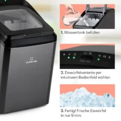 Partytime Eiswürfelmaschine Klareis 15kg/24h Edelstahl 10 Partytime Eiswürfelmaschine Klareis 15kg/24h Edelstahl -Küchengeräte 10035295 de 0004 usp