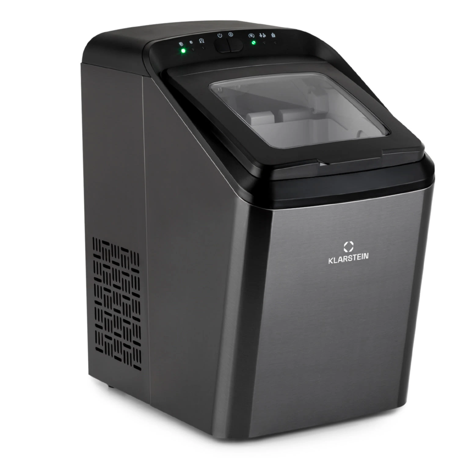 Partytime Eiswürfelmaschine Klareis 15kg/24h Edelstahl 1 Partytime Eiswürfelmaschine Klareis 15kg/24h Edelstahl