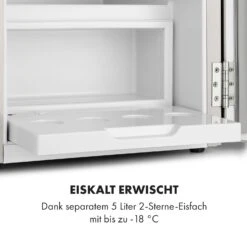 Audrey Mini 2in1 Kühlschrank EEC F Gefrierfach LED -Küchengeräte 10035310 de 0004 logo