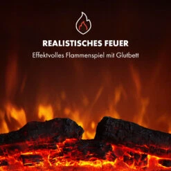 Alpbach Elektrischer Kamin 1800W 2 Heizstufen 65 Cm Stein-Optik -Küchengeräte 10035314 de 0007 logo