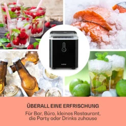 Chillout Eiswürfelmaschine Bulleteis 12kg/24h Wassertank: 1,5 L -Küchengeräte 10035320 de 0003 usp