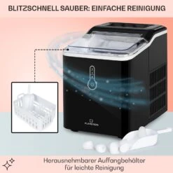 Chillout Eiswürfelmaschine Bulleteis 12kg/24h Wassertank: 1,5 L -Küchengeräte 10035320 de 0005 usp