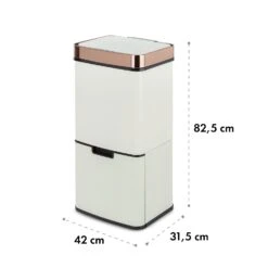 Royal Trash Rose Gold Sensor-Mülleimer 72 Liter Edelstahl -Küchengeräte 10035364 yy 0011 logo Klarstein Royal Trash Rose Gold Sensor Muelleimer