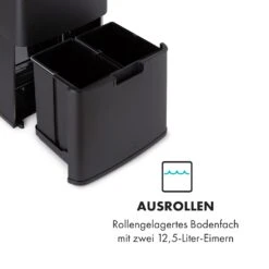 Royal Trash Matte Black Sensor-Mülleimer 72 Liter Edelstahl 15 Royal Trash Matte Black Sensor-Mülleimer 72 Liter Edelstahl -Küchengeräte 10035365 de 0005 logo