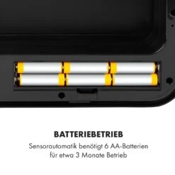 Royal Trash Matte Black Sensor-Mülleimer 72 Liter Edelstahl 18 Royal Trash Matte Black Sensor-Mülleimer 72 Liter Edelstahl -Küchengeräte 10035365 de 0008 logo