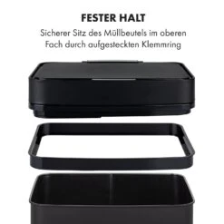 Royal Trash Matte Black Sensor-Mülleimer 72 Liter Edelstahl 19 Royal Trash Matte Black Sensor-Mülleimer 72 Liter Edelstahl -Küchengeräte 10035365 de 0009 logo