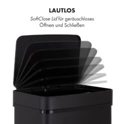 Royal Trash Matte Black Sensor-Mülleimer 72 Liter Edelstahl 20 Royal Trash Matte Black Sensor-Mülleimer 72 Liter Edelstahl -Küchengeräte 10035365 de 0010 logo