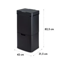 Royal Trash Matte Black Sensor-Mülleimer 72 Liter Edelstahl 21 Royal Trash Matte Black Sensor-Mülleimer 72 Liter Edelstahl -Küchengeräte 10035365 yy 0011 logo Klarstein Royal Trash Matte Black Sensor Muelleimer