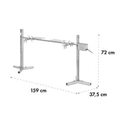 Sauenland Survivor Spanferkelgrill Drehspieß 12W 70kg Max. Edelstahl 15 Sauenland Survivor Spanferkelgrill Drehspieß 12W 70kg Max. Edelstahl -Küchengeräte 10035372 yy 0008 logo Klarstein Spanferkelgrill Sauenland Survivor