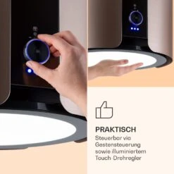 Skyfall Smart Inselabzugshaube Ø45cm Umluft 402m³/h LED -Küchengeräte 10035378 de 0004 logo