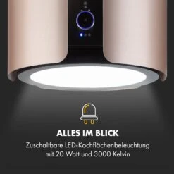 Skyfall Smart Inselabzugshaube Ø45cm Umluft 402m³/h LED -Küchengeräte 10035378 de 0006 logo