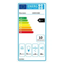 Eleonora 60 Dunstabzugshaube 426 M³/h Touch-Panel Ambiente-Licht -Küchengeräte 10035380 energy label