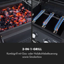 Kingsville Smoker Kombigrill Gas Kohle Smoker 13,5kW 3+1 Brenner 13 Kingsville Smoker Kombigrill Gas Kohle Smoker 13,5kW 3+1 Brenner -Küchengeräte 10035409 de 0003 logo