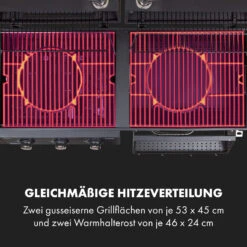 Kingsville Smoker Kombigrill Gas Kohle Smoker 13,5kW 3+1 Brenner 19 Kingsville Smoker Kombigrill Gas Kohle Smoker 13,5kW 3+1 Brenner -Küchengeräte 10035409 de 0009 logo