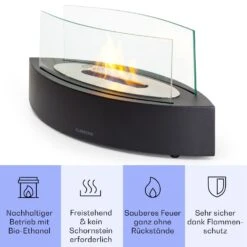 Phantasma Curve Ethanol-Kamin Rauch- & Geruchlos Edelstahl-Brenner Sicherheitsglas 9 Phantasma Curve Ethanol-Kamin Rauch- & Geruchlos Edelstahl-Brenner Sicherheitsglas -Küchengeräte 10035457 de 0003 usp