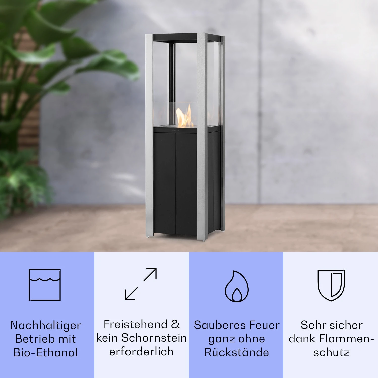 Phantasma Pinar Ethanol-Kamin Rauch- & Geruchlos Bio-Ethanol 3 Phantasma Pinar Ethanol-Kamin Rauch- & Geruchlos Bio-Ethanol – Bild 3