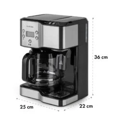Caldetto Kaffeemaschine 1900W Heißwasserspender -Küchengeräte 10035476 yy 0008 logo Klarstein Caldetto Kaffeemaschine schwarz