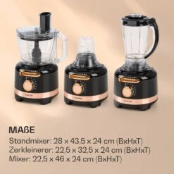 Luca Multifunktionsmixer 1000 W 3 L Stufenlose Geschwindigkeit 6 Modi -Küchengeräte 10035487 de 0007 logo