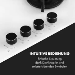 Goldflame 4 Gaskochfeld 4-flammig Messing-Brenner Glaskeramik -Küchengeräte 10035499 de 0004 logo