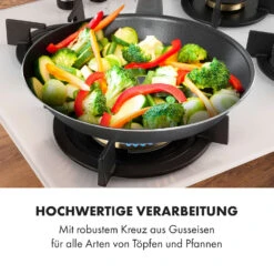 Goldflame 4 Gaskochfeld 4-flammig Messing-Brenner Glaskeramik -Küchengeräte 10035499 de 0007 logo