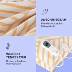 Dr. Watson XXL Heizdecke 3 Stufen Waschbar 200x180cm Mikroplüsch -Küchengeräte 10035502 de 0003 logo