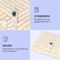 Dr. Watson XXL Heizdecke 3 Stufen Waschbar 200x180cm Mikroplüsch -Küchengeräte 10035502 de 0004 logo