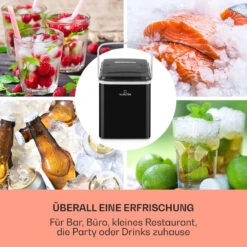 Arctic Porter Eiswürfelmaschine Bullet-Eis 12kg/24h Edelstahl -Küchengeräte 10035553 de 0003 usp