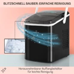 Arctic Porter Eiswürfelmaschine Bullet-Eis 12kg/24h Edelstahl -Küchengeräte 10035553 de 0005 usp