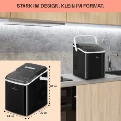 Arctic Porter Eiswürfelmaschine Bullet-Eis 12kg/24h Edelstahl -Küchengeräte 10035553 de 0006 usp