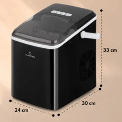 Arctic Porter Eiswürfelmaschine Bullet-Eis 12kg/24h Edelstahl -Küchengeräte 10035553 yy 0011 dimensions