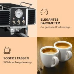 Gusto Classico Espressomaker 1350 Watt 20 Bar Druck 1,5 Liter -Küchengeräte 10035564 de 0004 logo
