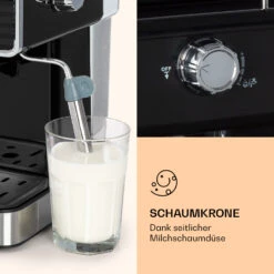 Gusto Classico Espressomaker 1350 Watt 20 Bar Druck 1,5 Liter -Küchengeräte 10035564 de 0005 logo