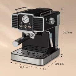 Gusto Classico Espressomaker 1350 Watt 20 Bar Druck 1,5 Liter -Küchengeräte 10035564 yy 0008 logo