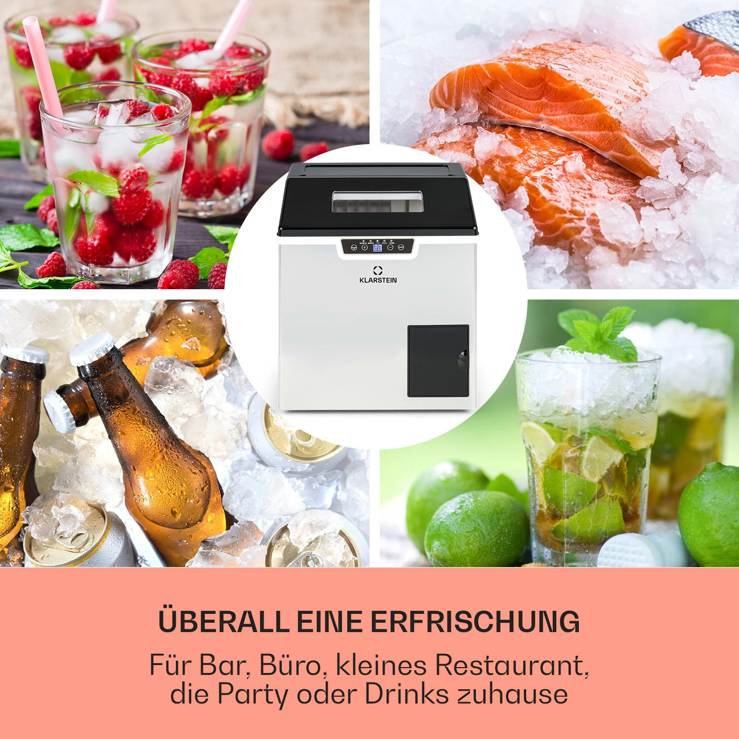 Icefestival Cube Eiswürfelbereiter 400W 1,9l 20kg/24h 3 Icefestival Cube Eiswürfelbereiter 400W 1,9l 20kg/24h – Bild 3