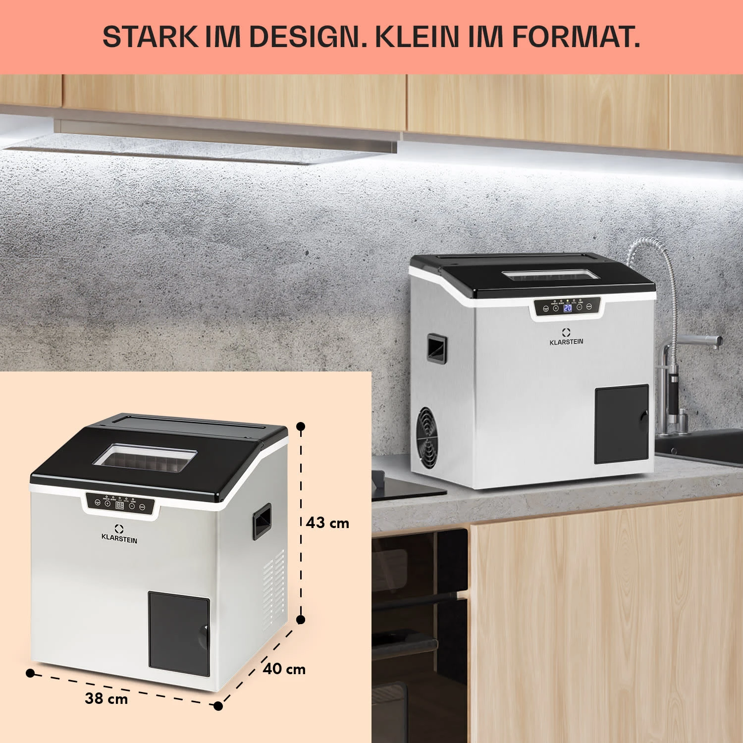 Icefestival Cube Eiswürfelbereiter 400W 1,9l 20kg/24h 6 Icefestival Cube Eiswürfelbereiter 400W 1,9l 20kg/24h – Bild 6