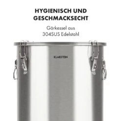 Gärkeller Pro XL Fermentierkessel 60 Liter Ablassventil 304-Edelstahl -Küchengeräte 10035622 de 0006 logo
