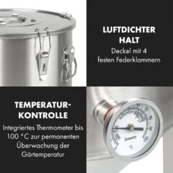 Gärkeller Pro XL Fermentierkessel 60 Liter Ablassventil 304-Edelstahl -Küchengeräte 10035622 de 0007 logo