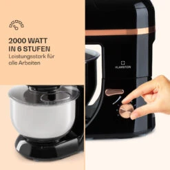 Lucia Elegance Küchenmaschine Mixer Fleischwolf 2000W BPA-frei -Küchengeräte 10035639 de 0003 logo