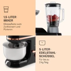 Lucia Elegance Küchenmaschine Mixer Fleischwolf 2000W BPA-frei -Küchengeräte 10035639 de 0006 logo