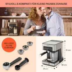Arabica Comfort Espressomaschine 1350W 20 Bar 1,8l Touch-Bedienfeld 11 Arabica Comfort Espressomaschine 1350W 20 Bar 1,8l Touch-Bedienfeld -Küchengeräte 10035655 de 0005 usp