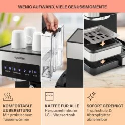 Arabica Comfort Espressomaschine 1350W 20 Bar 1,8l Touch-Bedienfeld 12 Arabica Comfort Espressomaschine 1350W 20 Bar 1,8l Touch-Bedienfeld -Küchengeräte 10035655 de 0006 usp